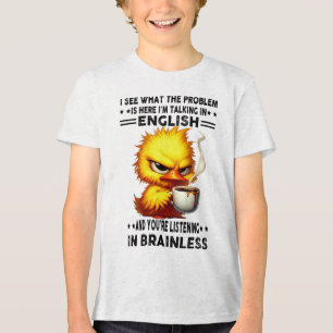 Camiseta Triblenda Pato Veo En Qué Está El Problema Aquí Estoy Hablan