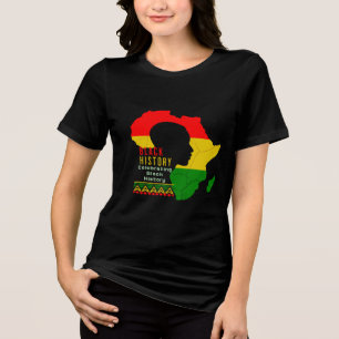 Camiseta Triblenda "Patrimonio africano: Celebrando el mes de la hist