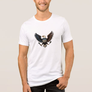 Camiseta Triblenda "Patriotic American Flag T-Shirt - Land of the Fre