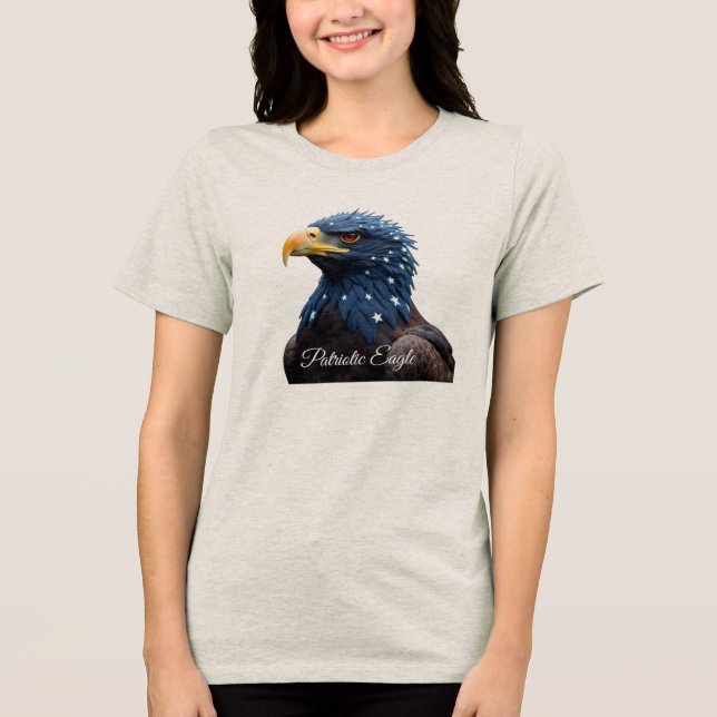 Camiseta Triblenda Patriotic Eagle girl t-shirt (Anverso)