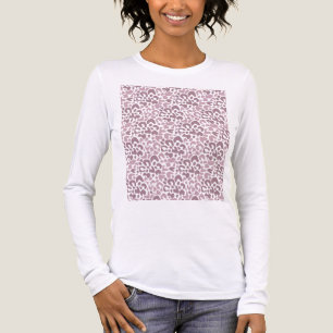 Camiseta Triblenda Patrón abstracto manchado marrón y beige