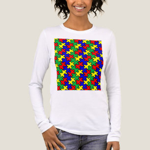 Camiseta Triblenda Patrón continuo de rompecabezas