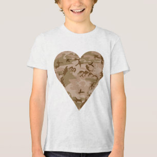 Camiseta Triblenda Patrón de camuflaje del desierto, patrón militar, 