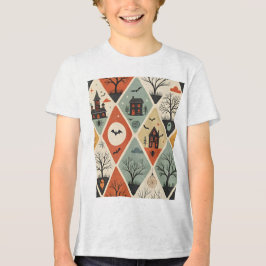 Camiseta Triblenda Patrón de fantasma oscuro