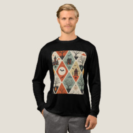 Camiseta Triblenda Patrón de fantasma oscuro