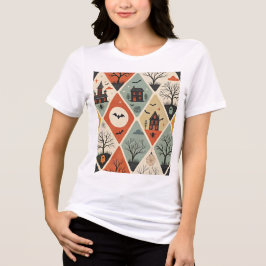 Camiseta Triblenda Patrón de fantasma oscuro