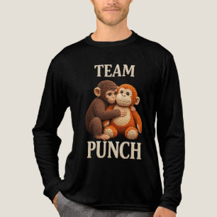 Camiseta Triblenda Patrón de ganchillo de mono bebé puñetero Amigurum