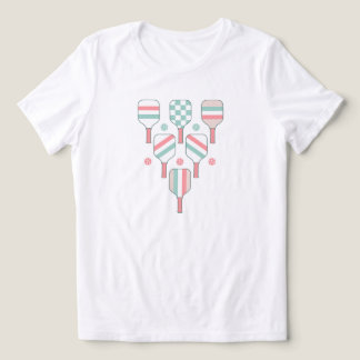 Camiseta Triblenda Patrón de paletas de pickleball