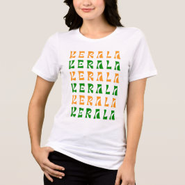 Camiseta Triblenda Patrón de texto de KERALA