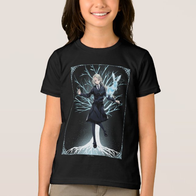 Camiseta Triblenda Patrono de Conejo de Anime Luna Lovegood (Anverso)