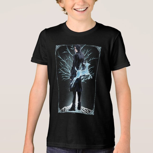 Camiseta Triblenda Patrono de Doe de Anime Severus Snape (Anverso)