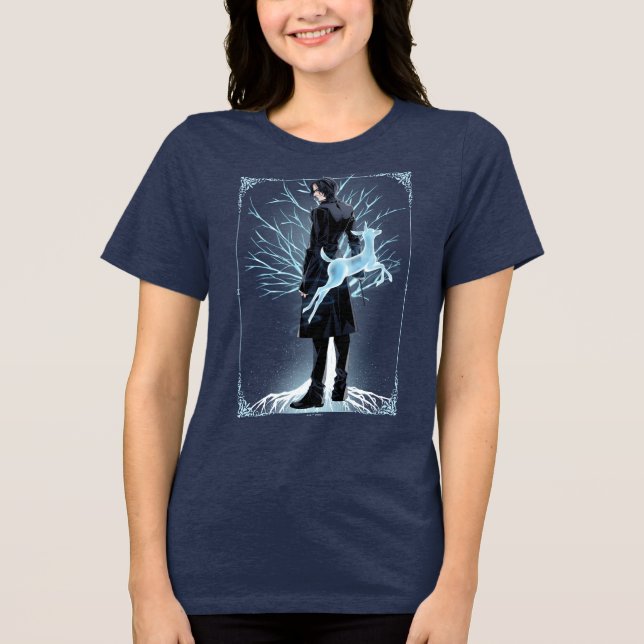 Camiseta Triblenda Patrono de Doe de Anime Severus Snape (Anverso)