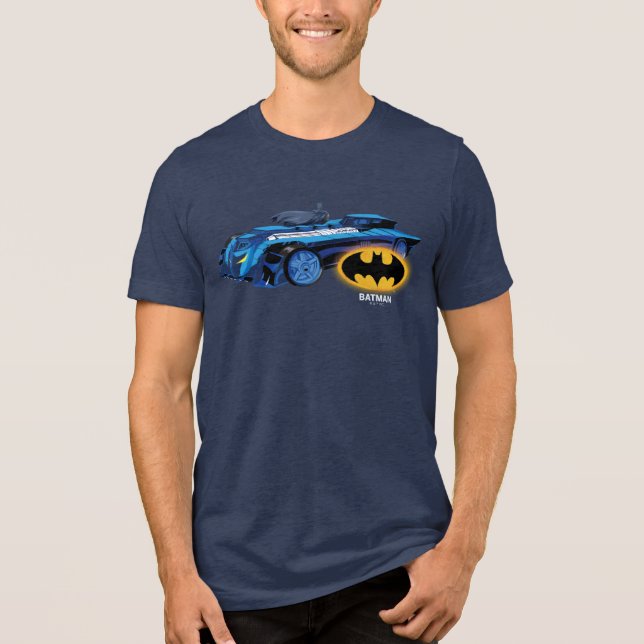 Camiseta Triblenda Patrulla nocturna de la ciudad de Batman Gotham (Anverso)