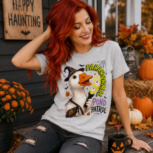 Camiseta Triblenda Patrulla Paranormal del Estanque del Ganso Tonto
