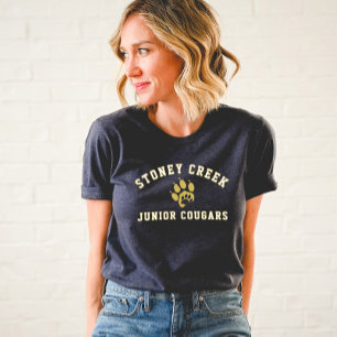 Camiseta Triblenda Paw Navy de Stoney Creek Junior Cougars