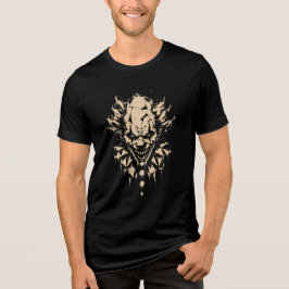 Camiseta Triblenda Payaso Asustador de Halloween - Gráfico de Ropa Ur