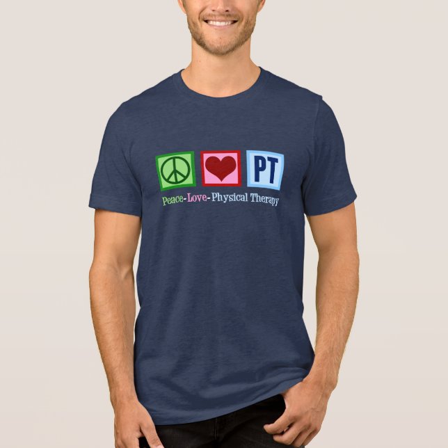 Camiseta Triblenda Paz Amor Terapia Física Guay PT (Anverso)
