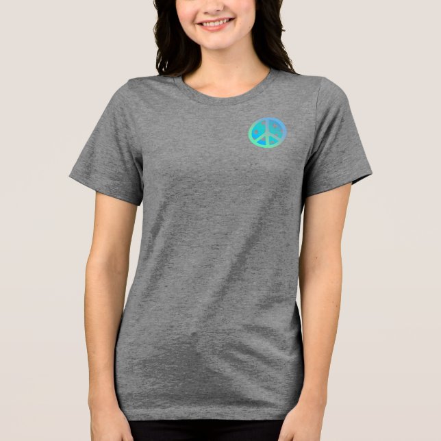 Camiseta Triblenda paz de picardía (Anverso)