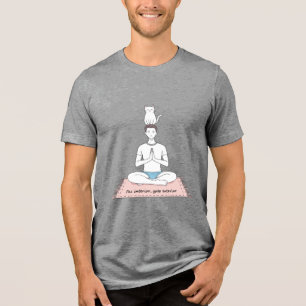 Camiseta Triblenda Paz Interior, Gato Exterior