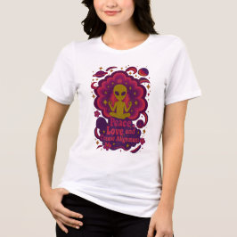 Camiseta Triblenda Peace Love and Cosmic Alignment – Cosmic Souls