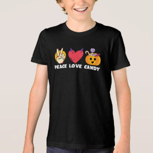 Camiseta Triblenda Peace Love Candy