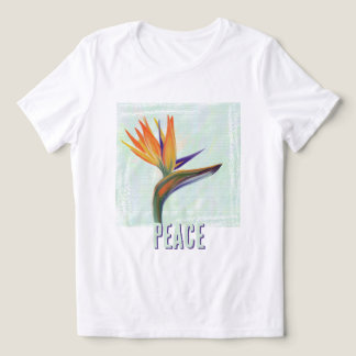 Camiseta Triblenda PEACE Pájaro Pintado del Paraíso 
