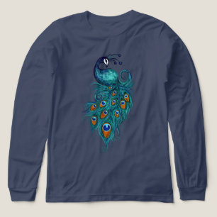 Camiseta Triblenda Peacock Feathers Art