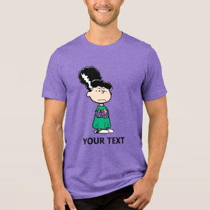 Camiseta Triblenda Peanuts Lucy Novia de Frankenstein Halloween
