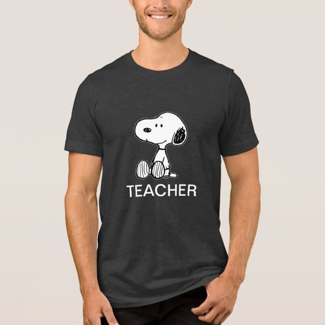 Camiseta Triblenda PEANUTS | Maestra Snoopy (Anverso)