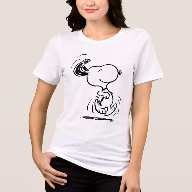 Camiseta Triblenda Peanuts | Snoopy Happy Dance (Anverso)