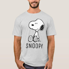 Camiseta Triblenda PEANUTS | Snoopy on Black White Comics