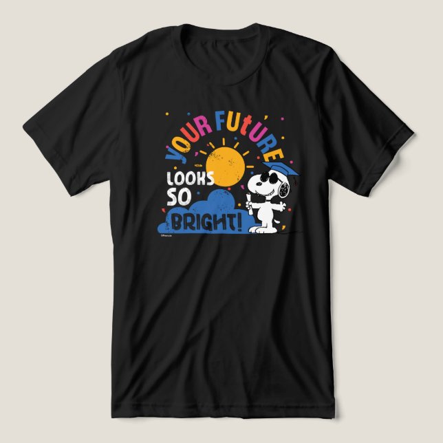 Camiseta Triblenda Peanuts Snoopy Your Future Looks So Bright (Diseño delantero )
