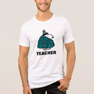 Camiseta Triblenda Peanuts   Warm & Cozy Teacher