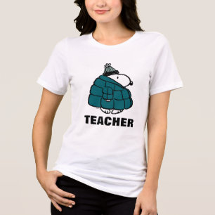 Camiseta Triblenda Peanuts   Warm & Cozy Teacher