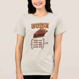 Camiseta Triblenda Pecan Pie-nunciación