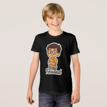 Pegatina infantil personalizado con gafas - "Mante