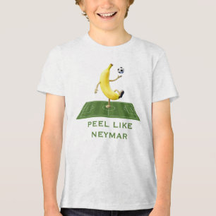 Camiseta Triblenda Pela Como un Campeón Banana de Fútbol Divertida Pe