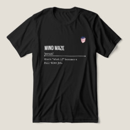 Camiseta Triblenda Pensador excesivo divertido ansiedad e introvertid