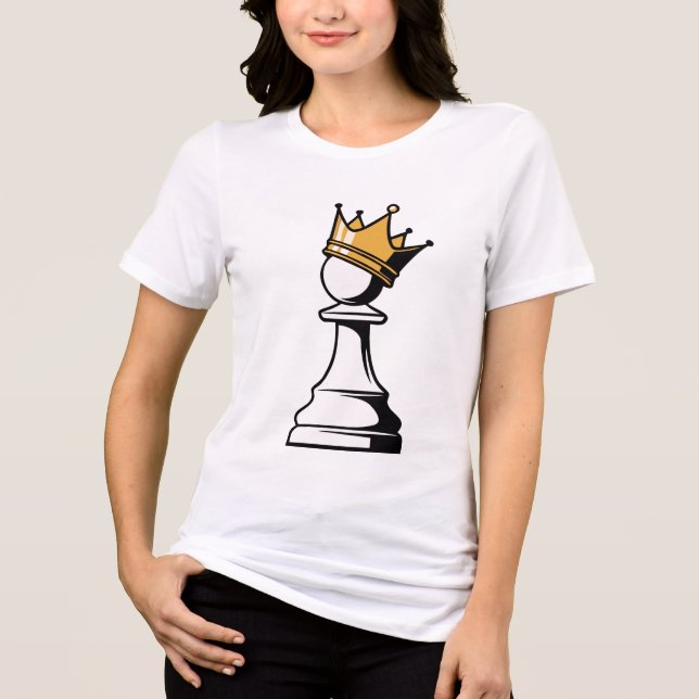 Camiseta Triblenda peón con una corona (Anverso)