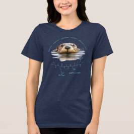 Camiseta Triblenda Péptido GRACE, Nutria 2 con texto personalizado, o