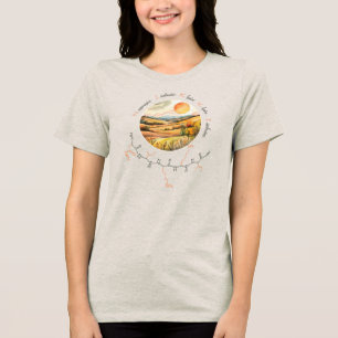Camiseta Triblenda péptido NIKKI, Luna de cosecha 10, texto personali