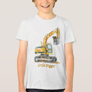Camiseta Triblenda Pequeña máquina de construcción de excavadores