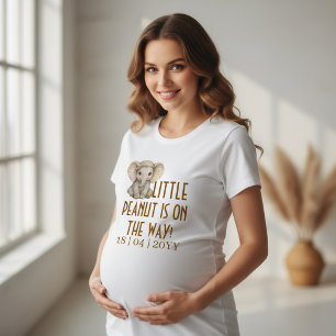 Camiseta Triblenda Pequeño Cacahuete Boho Safari Elefante Niño Baby S