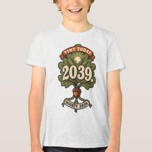 Camiseta Triblenda Pequeño Hoy Clase del Futuro 2039