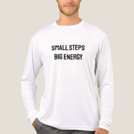 Camiseta Triblenda Pequeños pasos. Gran energía