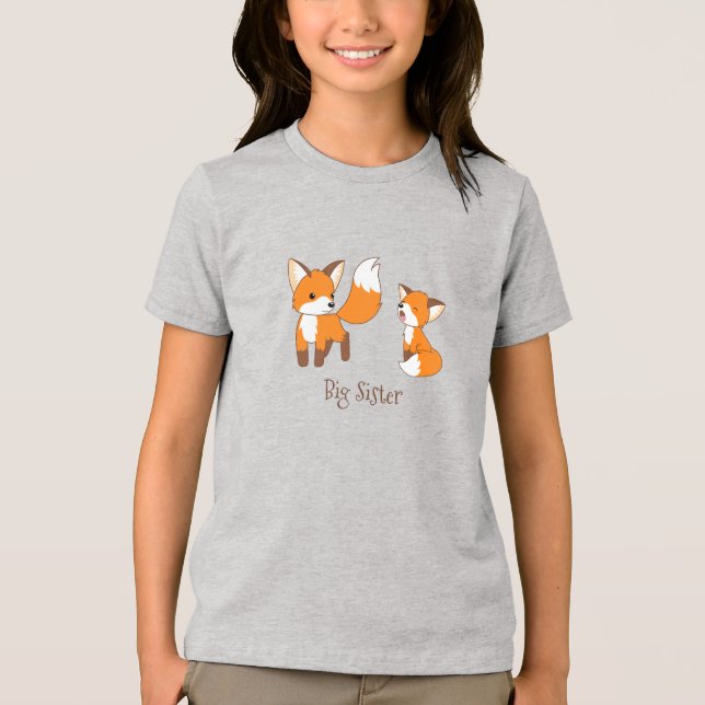 Camiseta Triblenda Pequeños zorros bonitos - Hermandad Grande (Anverso)