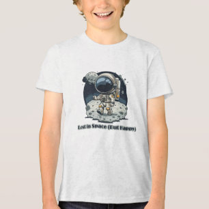 Camiseta Triblenda Perdido en el Espacio (Pero Feliz) – Diseño de Ast
