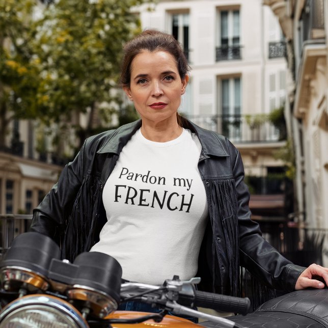 Camiseta Triblenda Perdonen mis divertidas vacaciones en Francia (Subido por el creador)