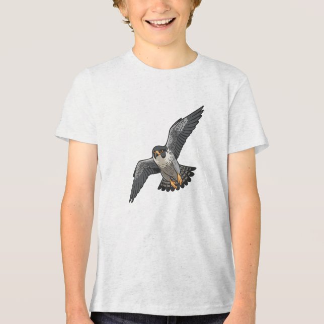 Camiseta Triblenda Peregrine falcon   Boys' T-Shirts (Anverso)