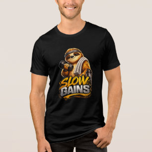 Camiseta Triblenda Pereza de Gimnasio - Critter Kingdom